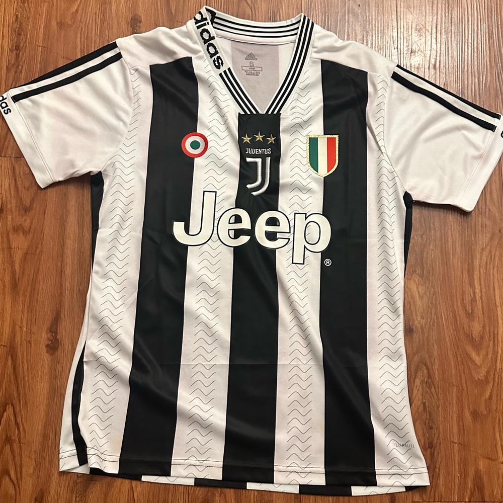Adidas Juventus Striped Black and White Jersey